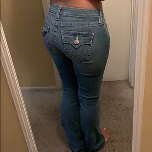 True Religion Boot Cut Size 27 Stretch Jeans